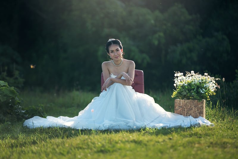 Bohemian Rustic Wedding Dress
